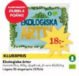 Hemköp Ekologiska ärter erbjuda