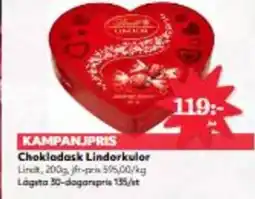Hemköp Chokladask Lindorkulor erbjuda