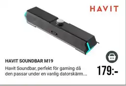Harald Nyborg Havit soundbar m19 erbjuda