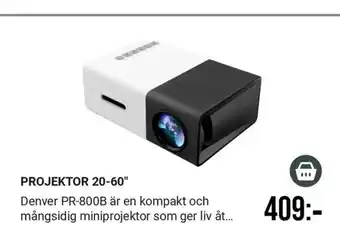 Projektor 20-60"