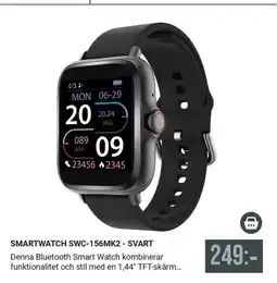 Harald Nyborg Smartwatch swc-156mk2 - svart erbjuda