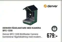 Harald Nyborg Denver fågelmatare med kamera bfc-1200 erbjuda
