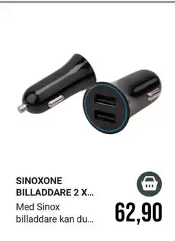 Harald Nyborg Sinoxone billaddare 2 x... erbjuda