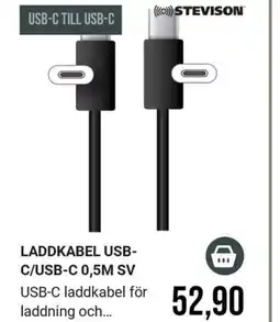 Harald Nyborg Laddkabel usb- c/usb-c 0,5m sv erbjuda