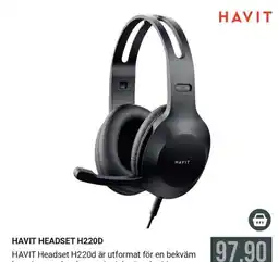 Harald Nyborg HAVIT HEADSET H220D erbjuda