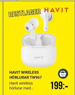 Harald Nyborg Havit wireless hörlurar tw967 erbjuda