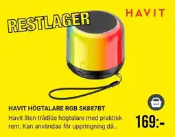 Harald Nyborg Havit högtalare rgb sk887bt erbjuda
