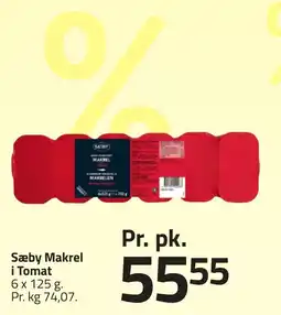 Fleggaard Sæby Makrel i Tomat erbjuda