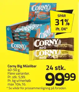 Fleggaard Corny Big Müslibar erbjuda