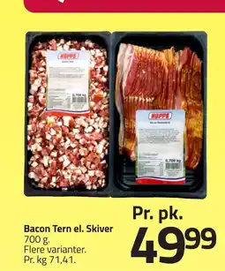 Fleggaard Bacon Tern el. Skiver erbjuda