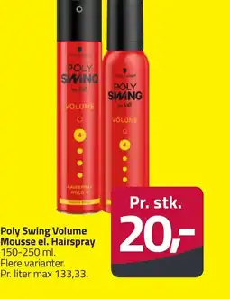 Fleggaard Poly Swing Volume Mousse el. Hairspray erbjuda