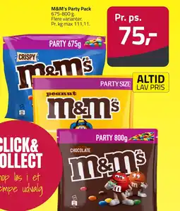 Fleggaard M&M's Party Pack erbjuda