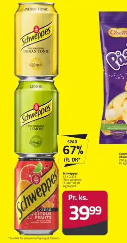Fleggaard Schweppes erbjuda