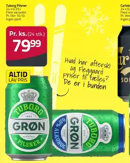 Fleggaard Tuborg Pilsner erbjuda