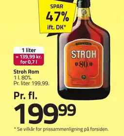 Fleggaard Stroh Rom erbjuda