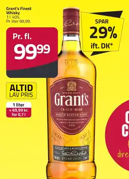 Fleggaard Grant's Finest Whisky erbjuda