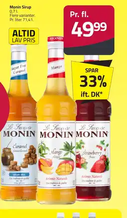 Fleggaard Monin Sirup erbjuda