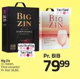 Fleggaard Big Zin erbjuda