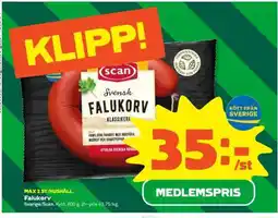 Stora Coop Falukorv erbjuda