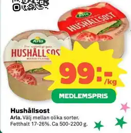 Coop Hushållsost erbjuda