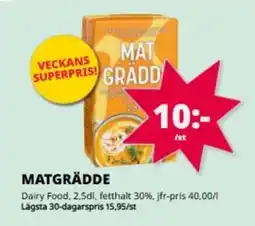 Tempo Matgrädde erbjuda