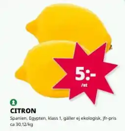 Tempo Citron erbjuda