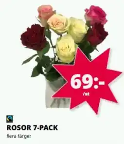 Tempo Rosor 7-pack erbjuda