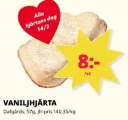 Tempo Vaniljhjärta erbjuda