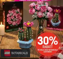EKO På hela Lego botanicals sortiment erbjuda