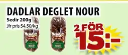 Matvärlden Tensta Dadlar deglet nour erbjuda