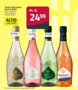 Fleggaard Sandara Rosé, White, Spritz el. Mojito erbjuda