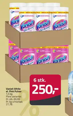 Fleggaard Vanish White el. Pink Pulver erbjuda