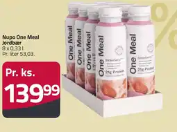 Fleggaard Nupo one meal jordbær erbjuda