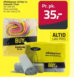 Fleggaard Affaldsposer 20 liter m. Snøreluk 10 pk. erbjuda