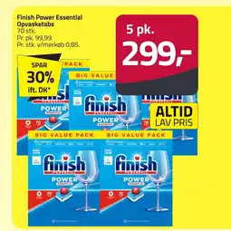 Fleggaard Finish Power Essential Opvasketabs erbjuda