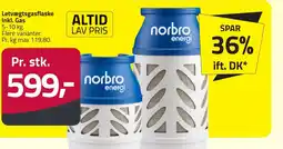 Fleggaard Letvægtsgasflaske Inkl. Gas erbjuda