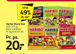 Fleggaard Haribo Share Size erbjuda