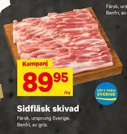 City Gross Sidfläsk skivad erbjuda