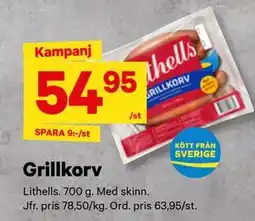 City Gross Grillkorv erbjuda