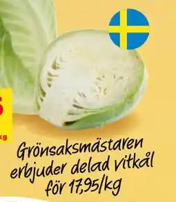 City Gross delad vitkål erbjuda