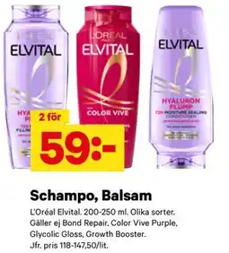 City Gross Schampo, Balsam erbjuda