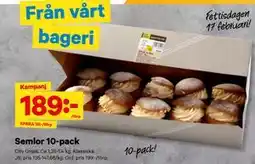 City Gross Semlor 10-pack erbjuda