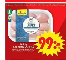 ICA Maxi Färsk kycklinglårfilé erbjuda