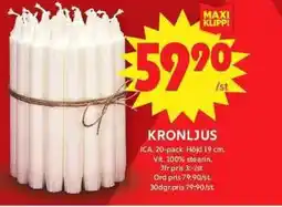 ICA Maxi Kronljus erbjuda