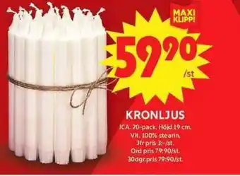 ICA Maxi Kronljus erbjuda