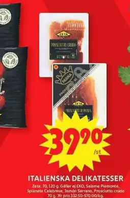 ICA Maxi Italienska delikatesser erbjuda