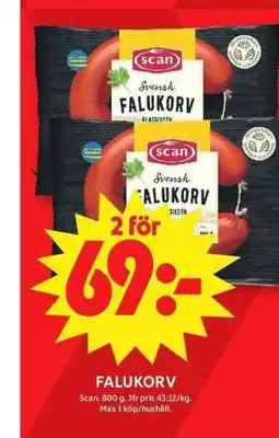 ICA Maxi Falukorv erbjuda