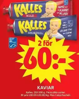 ICA Maxi Kaviar erbjuda