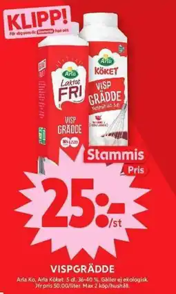 ICA Maxi Vispgrädde erbjuda