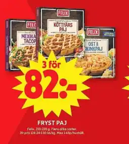 ICA Maxi Fryst paj erbjuda